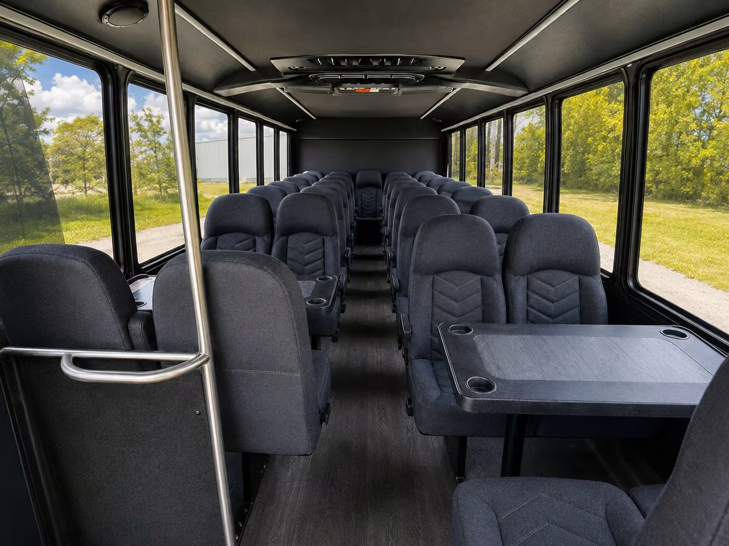15 passenger minibus inside