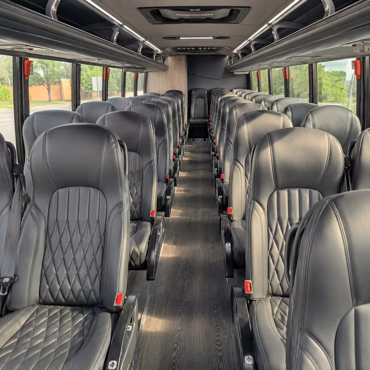 25 passenger minibus interior