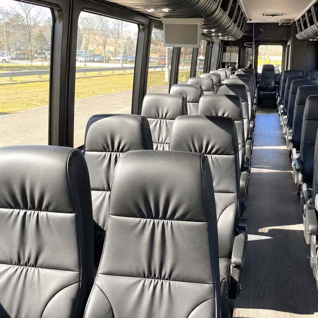 30 passenger minibus inside