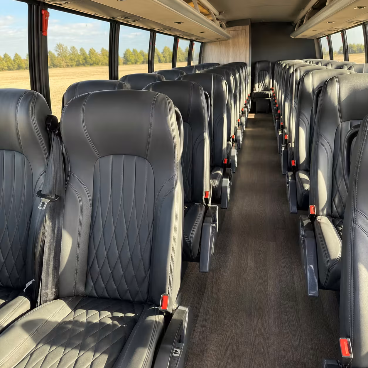 30 passenger minibus interior